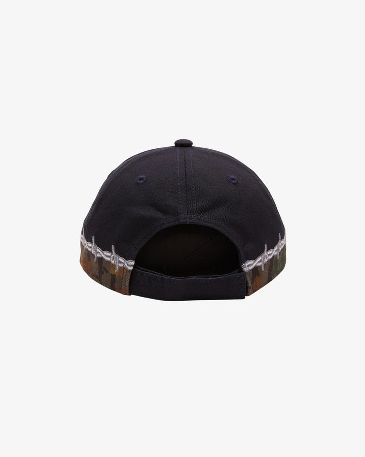 NOT RIGHT 6 PANEL VELCRO BACK BLACK MULTI