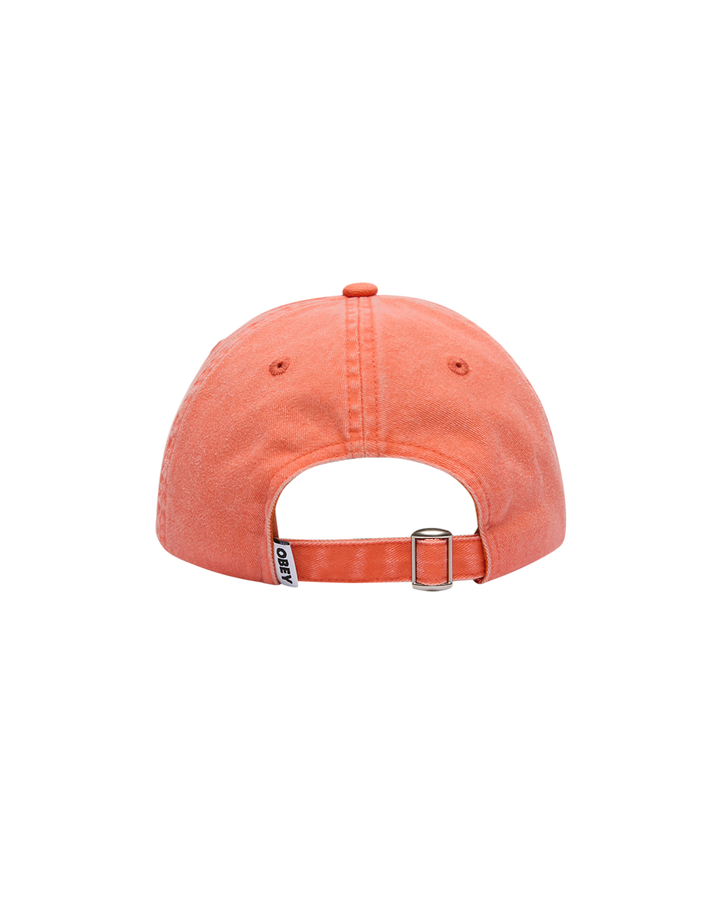 PIGMENT BOLD 6 PANEL STRAPBACK PIGMENT ORANGE