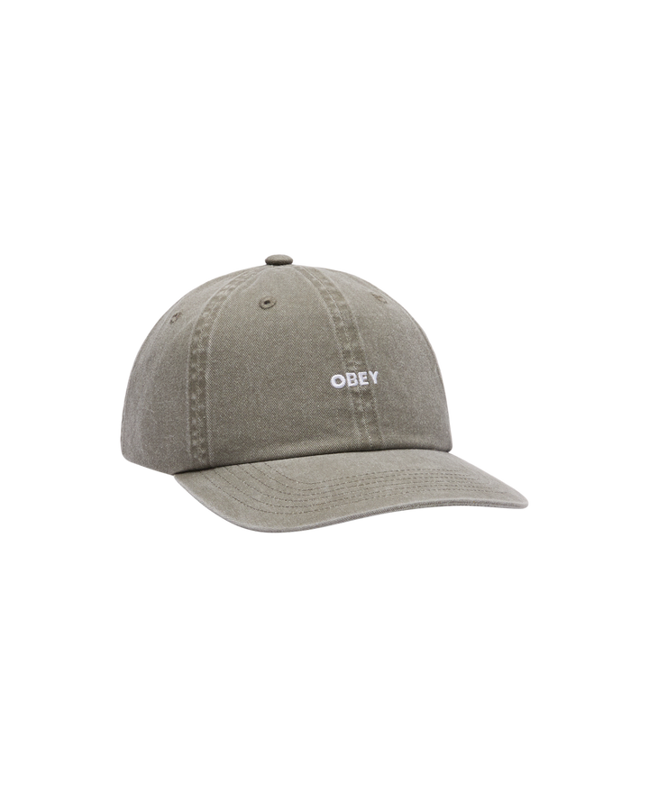 PIGMENT BOLD 6 PANEL STRAPBACK PIGMENT OLIVE