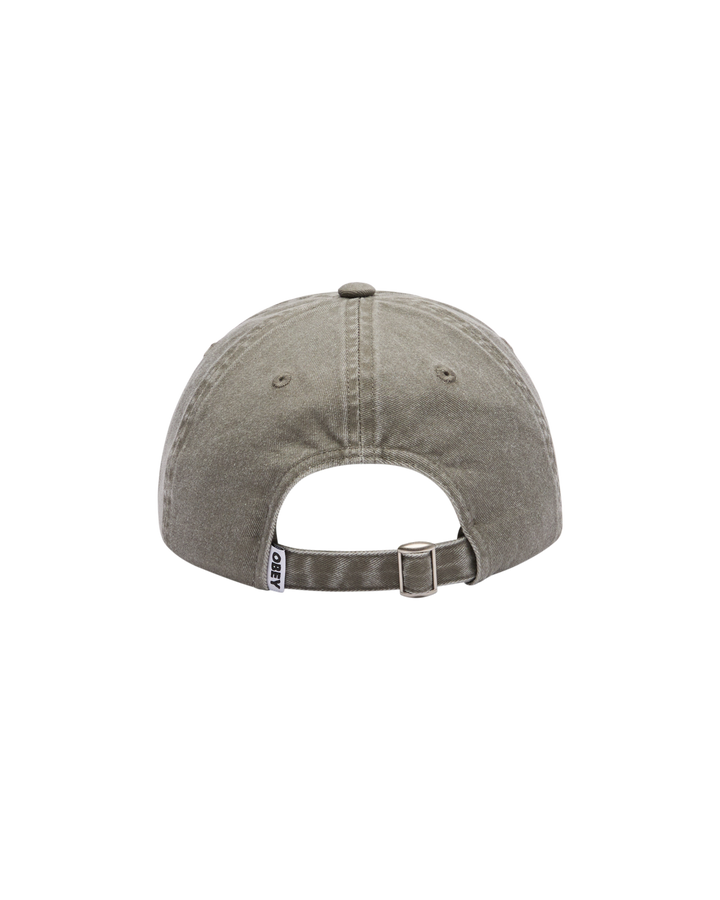 PIGMENT BOLD 6 PANEL STRAPBACK PIGMENT OLIVE