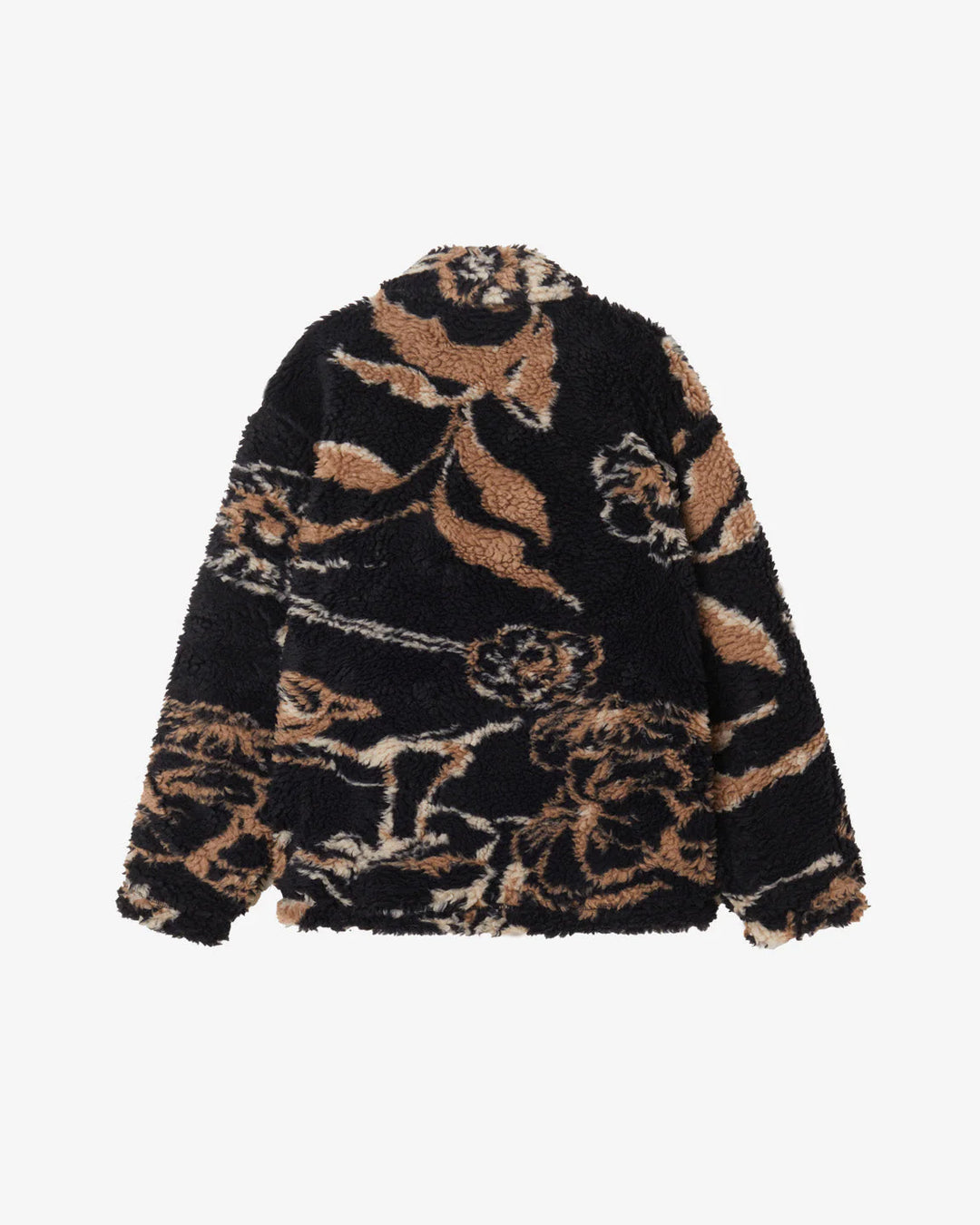 MUSHROOM SHERPA JACKET DARK - NAVY MULTI