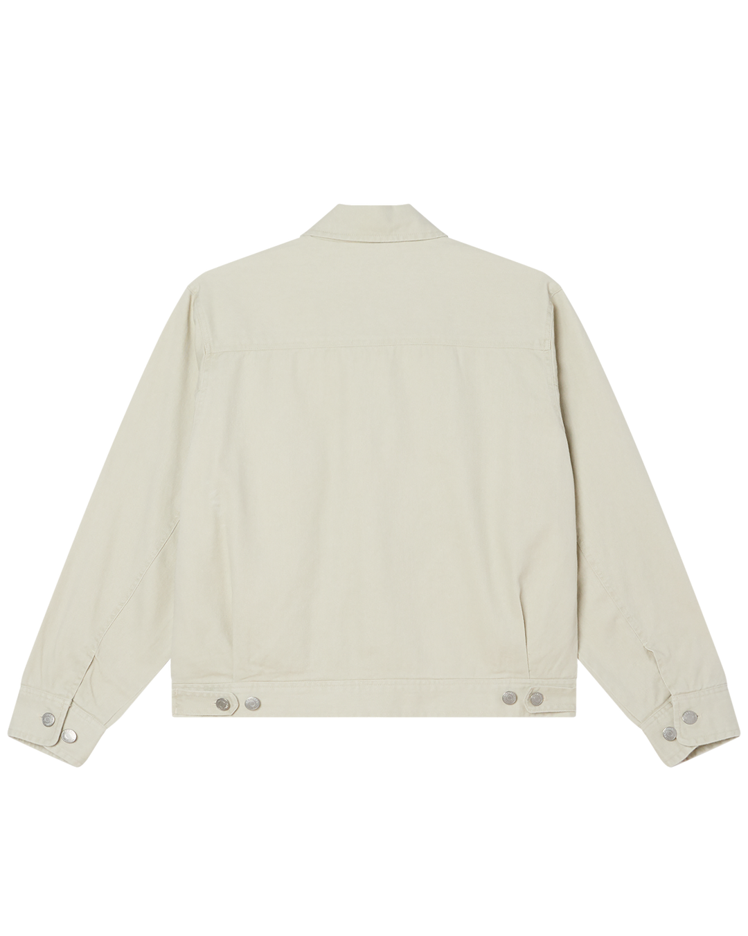 OBEY WALTER WORK JACKET SILVER BIRCH FADED WASH