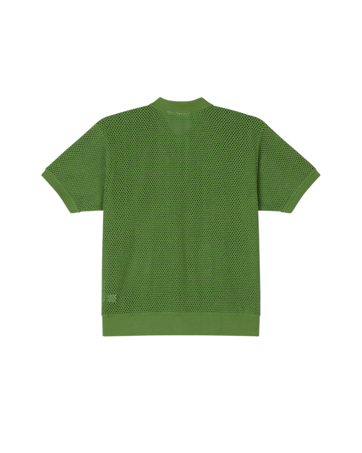 SARATOGA MESH POLO SS -  PIQUANT GREEN