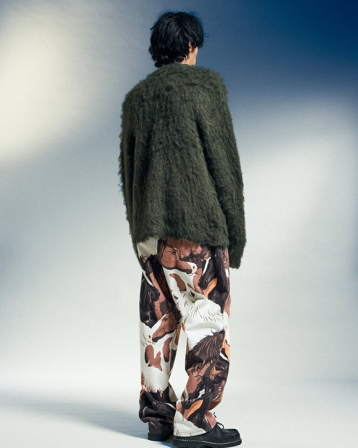 CLASSIC BAGGY PRINTED - DENIM BROWN MULTI