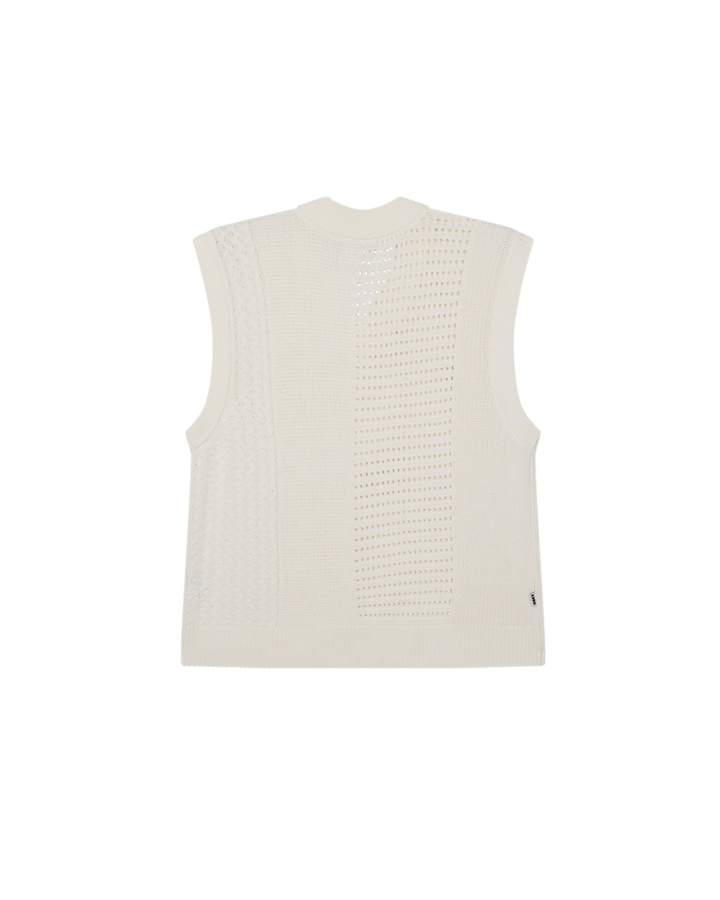 GARRET SWEATER VEST CREAM