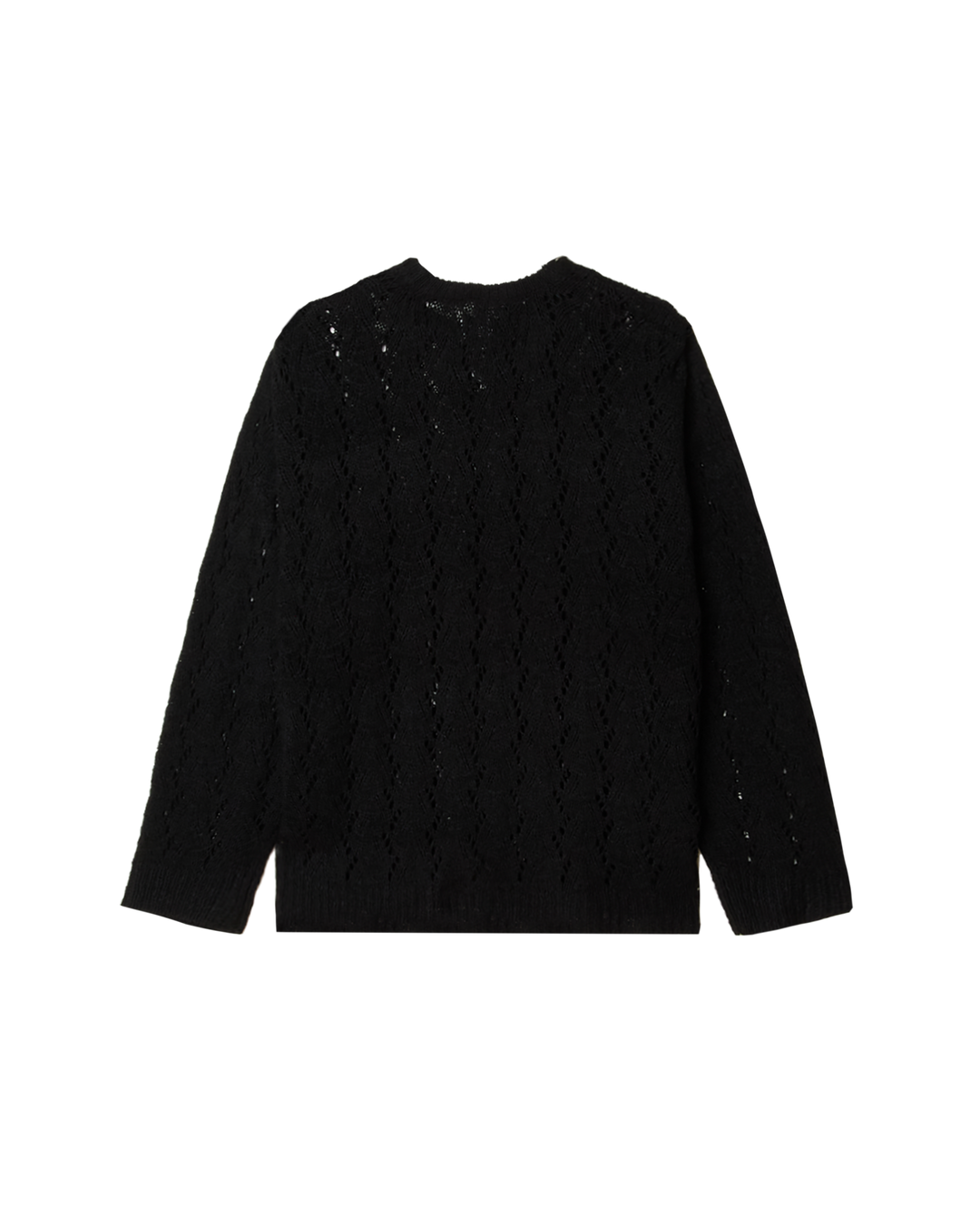 SHIMODA TAPE YARN SWEATER - black