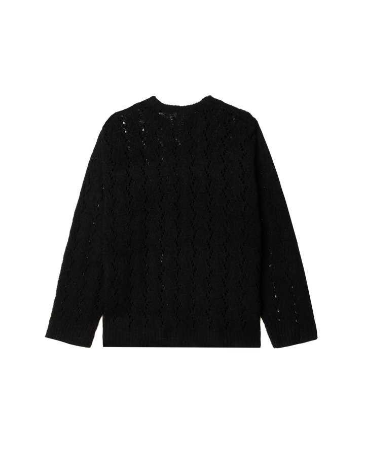 SHIMODA TAPE YARN SWEATER - black