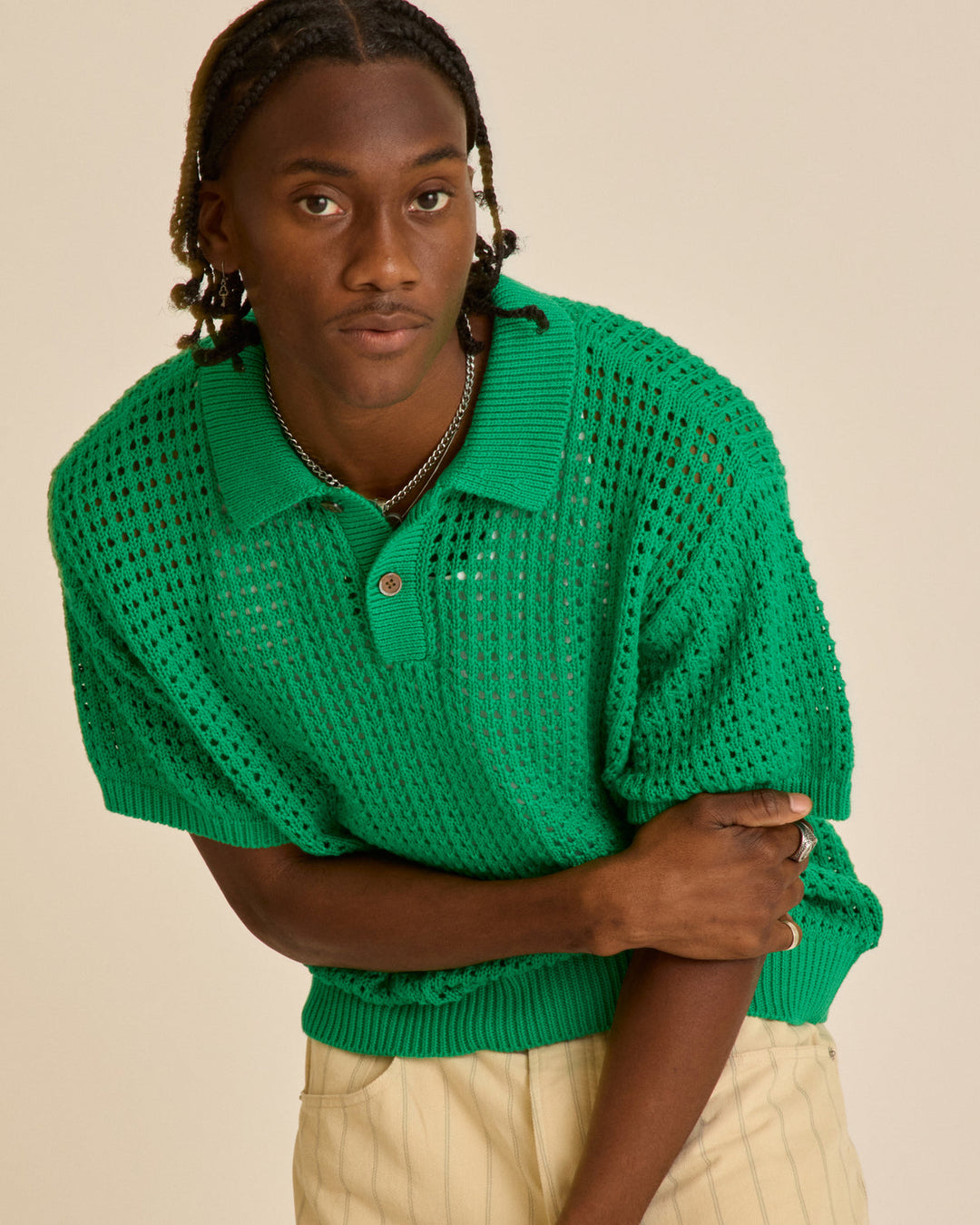 OBEY KODY POLO - GREEN