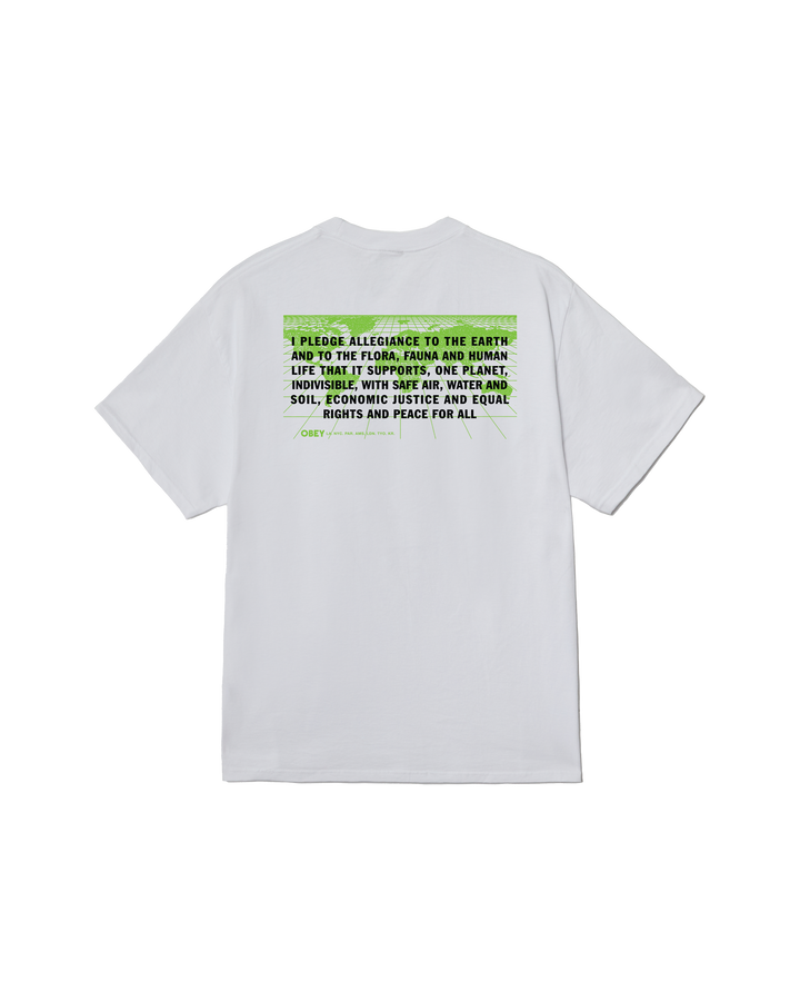 OBEY PLEDGE ALLEGIANCE - WHITE