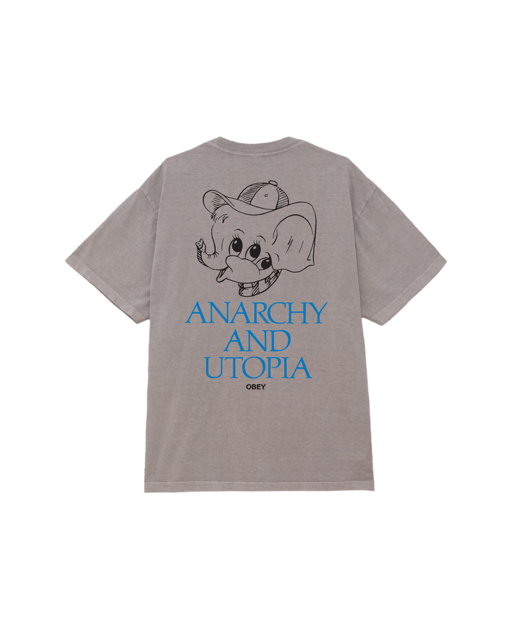 OBEY ANARCHY & UTOPIA PIGMENT SILVER GREY