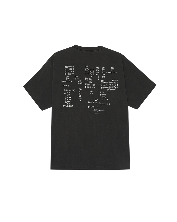 OBEY STUDIOS STAMP - PIGMENT DUSTY BLACK