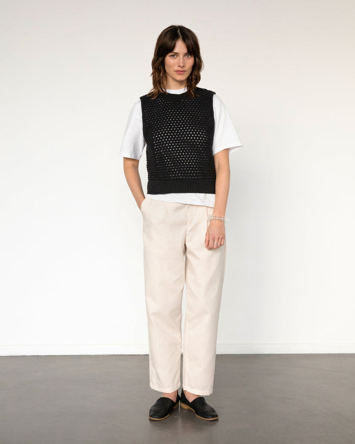 Knit Vest - True Black