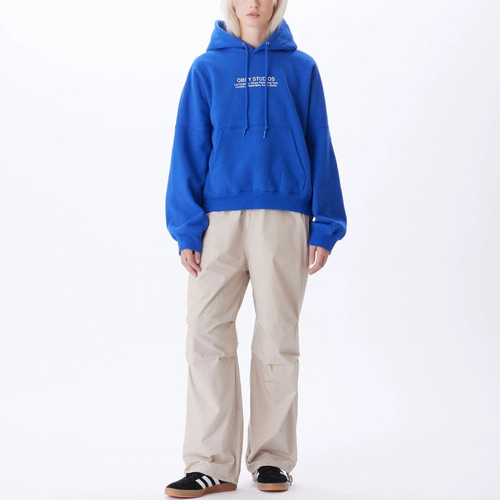 OBEY STUDIOS HOOD -  SURF BLUE
