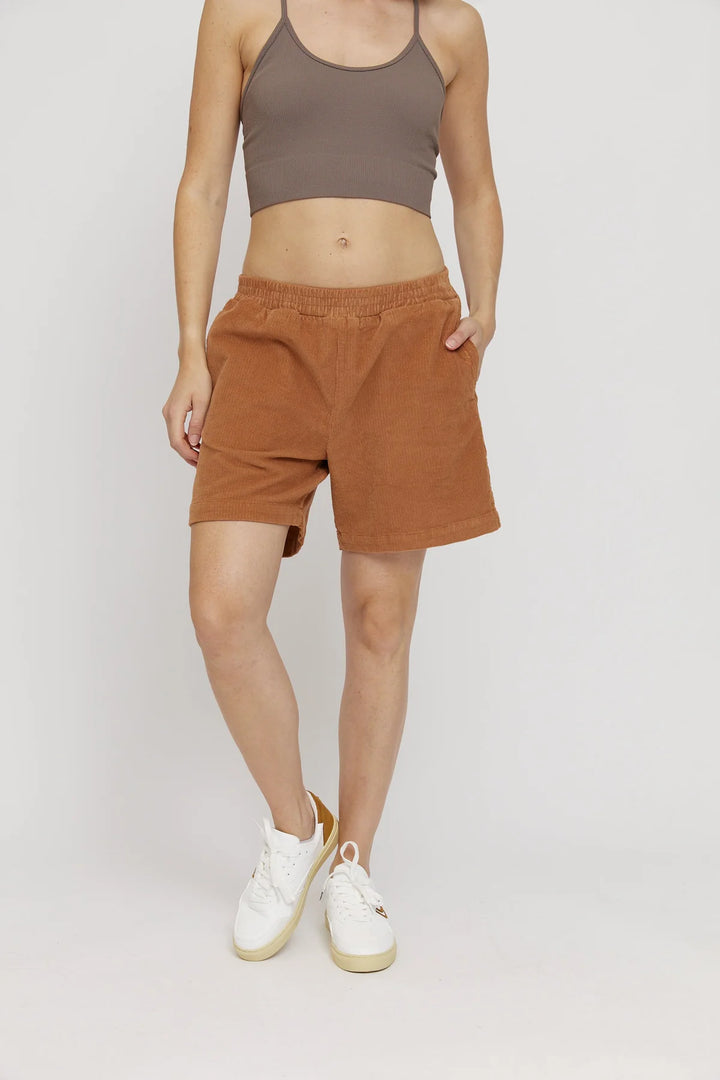 Shorts "Toma" - brown sugar
