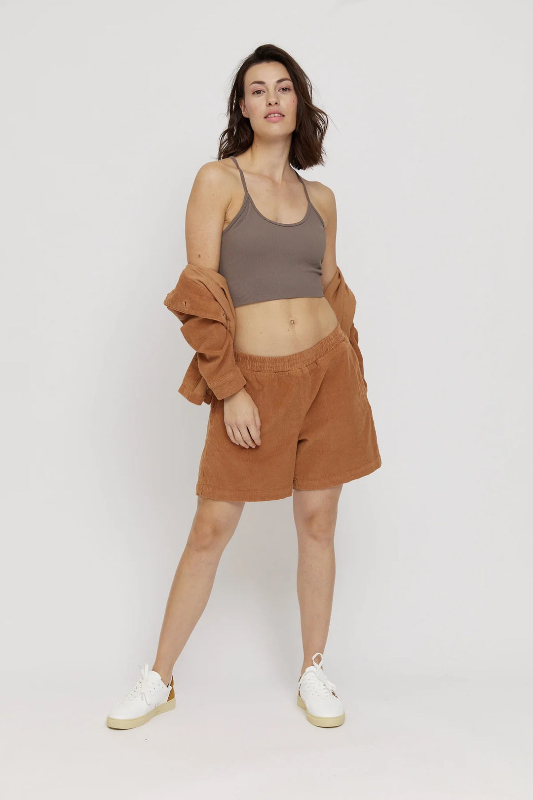 Shorts "Toma" - brown sugar