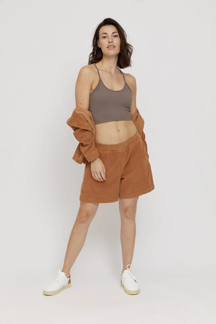 Shorts "Toma" - brown sugar