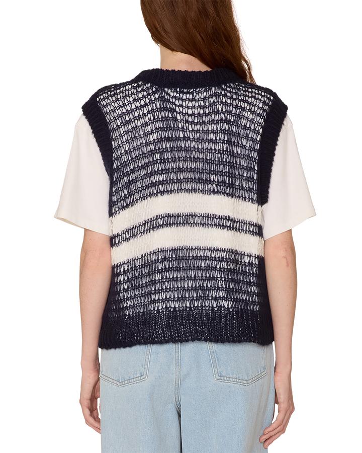 OONA SWEATER VEST NAVY