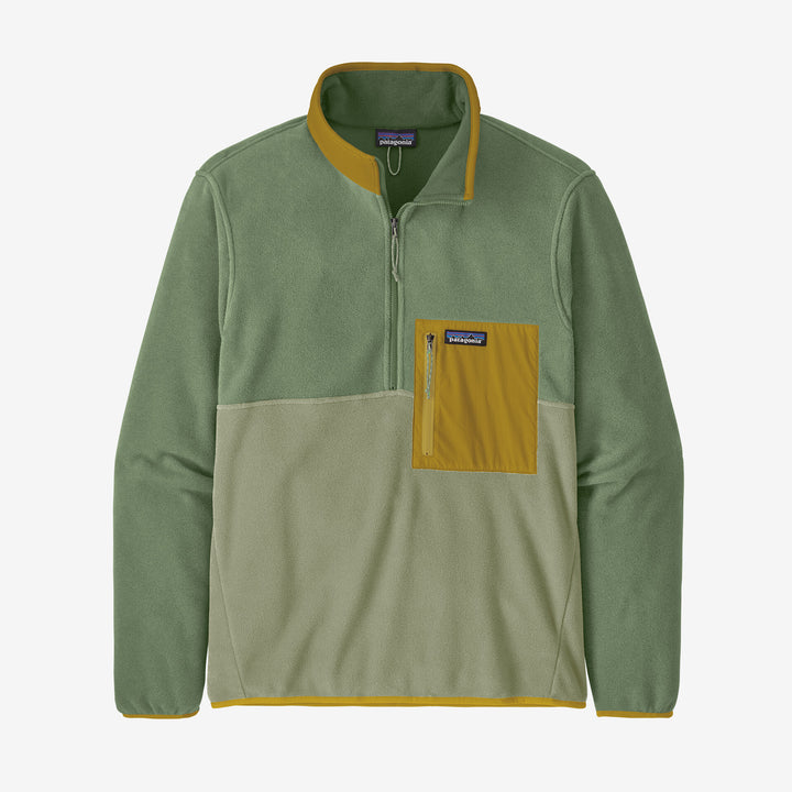 M's Microdini 1/2-zip Fleece Pullover- salvia green