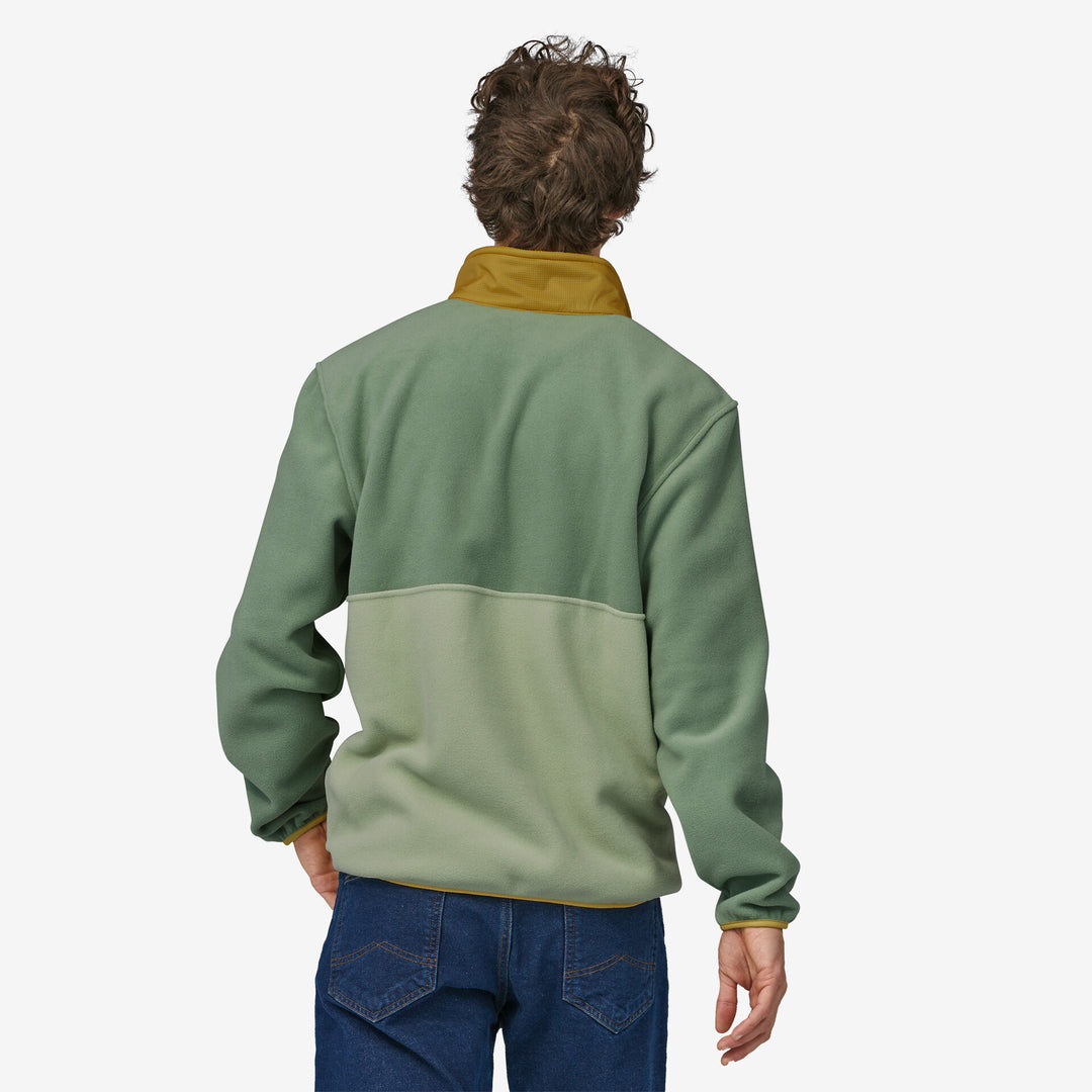 M's Microdini 1/2-zip Fleece Pullover- salvia green