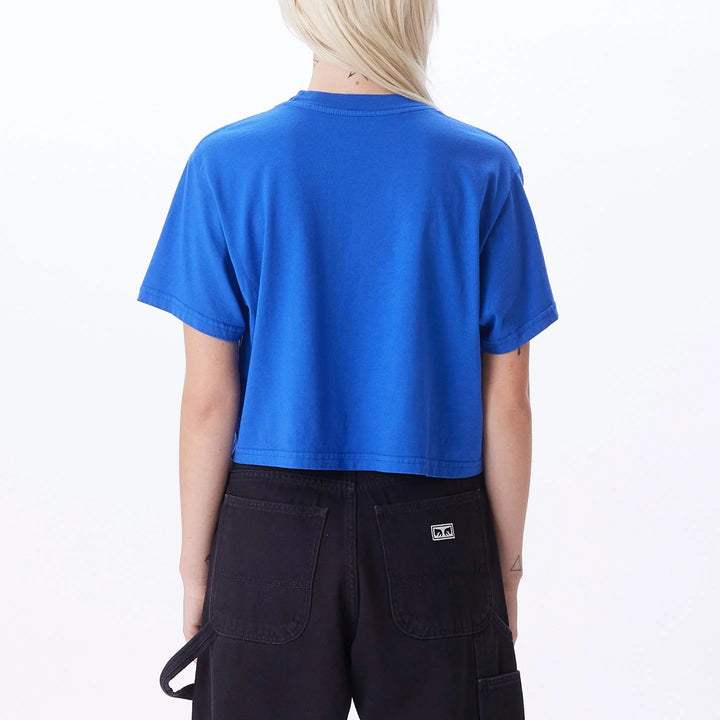 OBEY LOWER CASE 2 TEE - SURF BLUE
