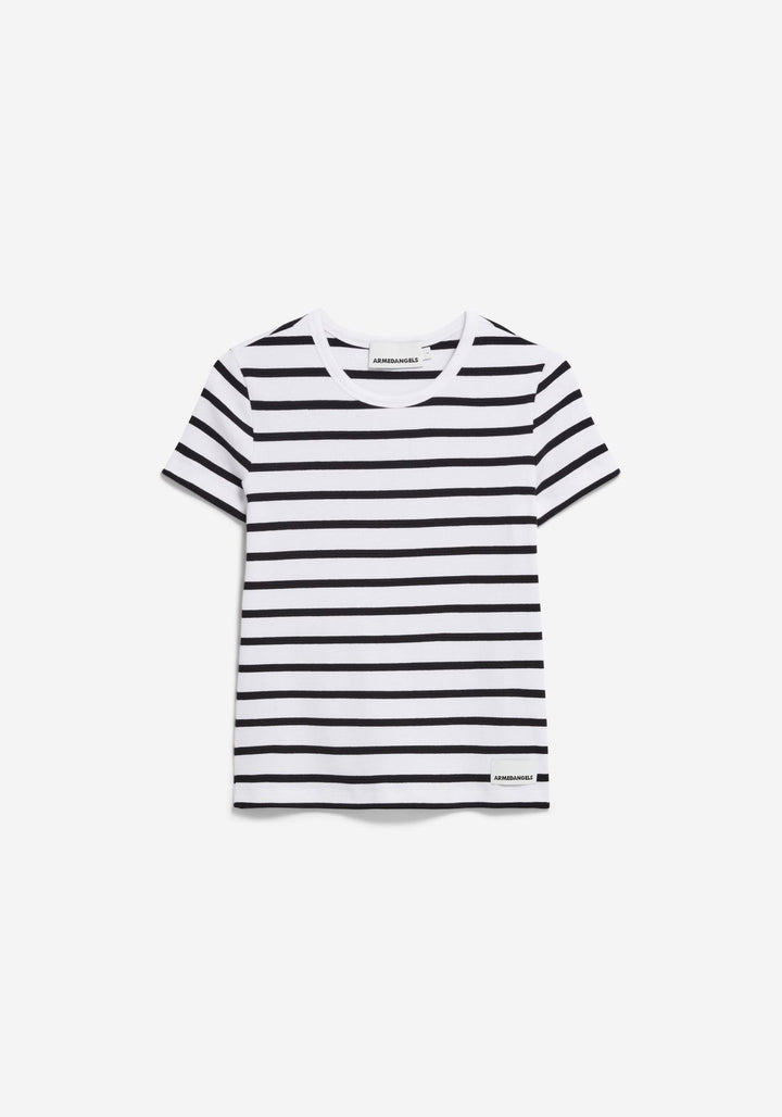 KARDAA STRIPES T-SHIRT - white black