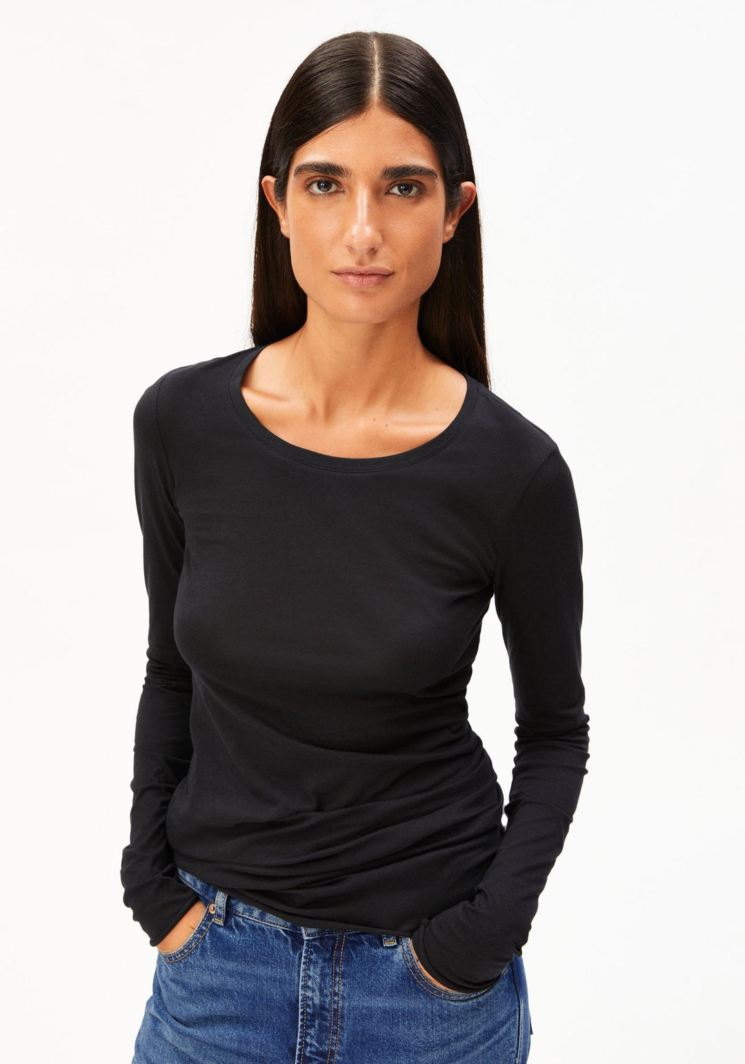 EINIAARA SOFT LONGSLEEVE - black