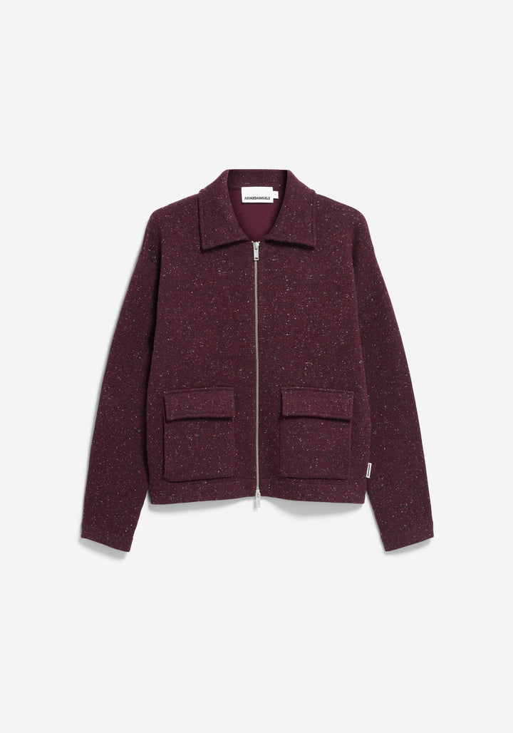 DOROTHEAA TWEED - dark cranberry