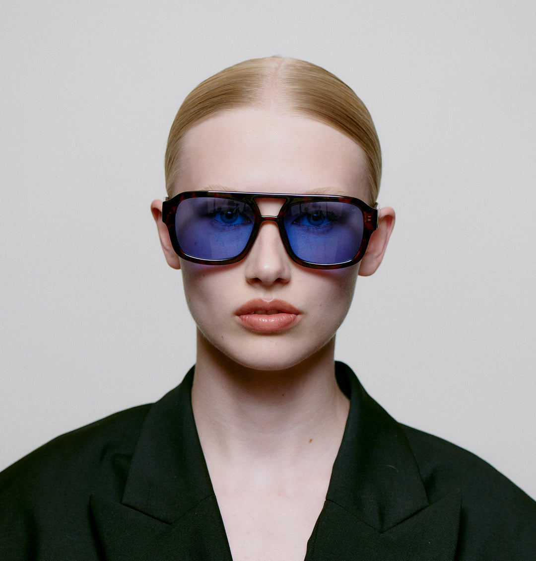 Kaya - Demi Tortoise (Blue Lens)