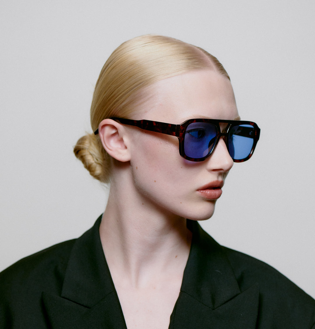 Kaya - Demi Tortoise (Blue Lens)
