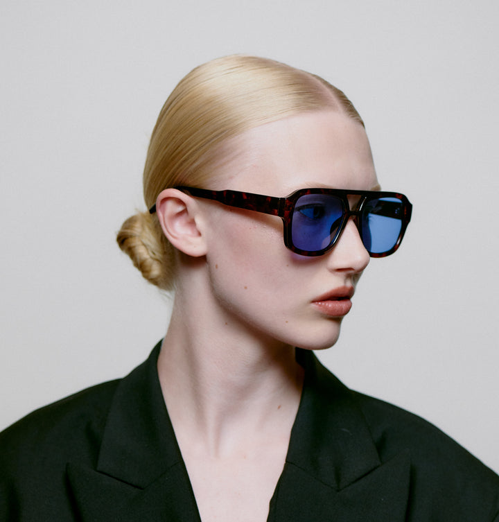 Kaya - Demi Tortoise (Blue Lens)