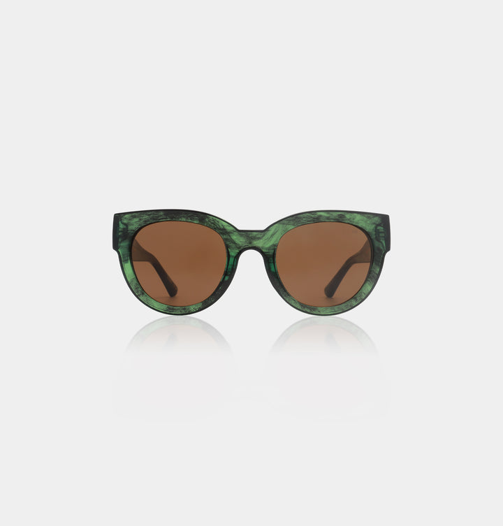 Lilly- Green Marble Transparent