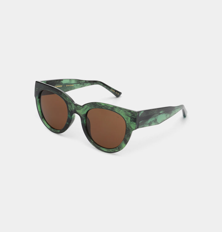 Lilly- Green Marble Transparent