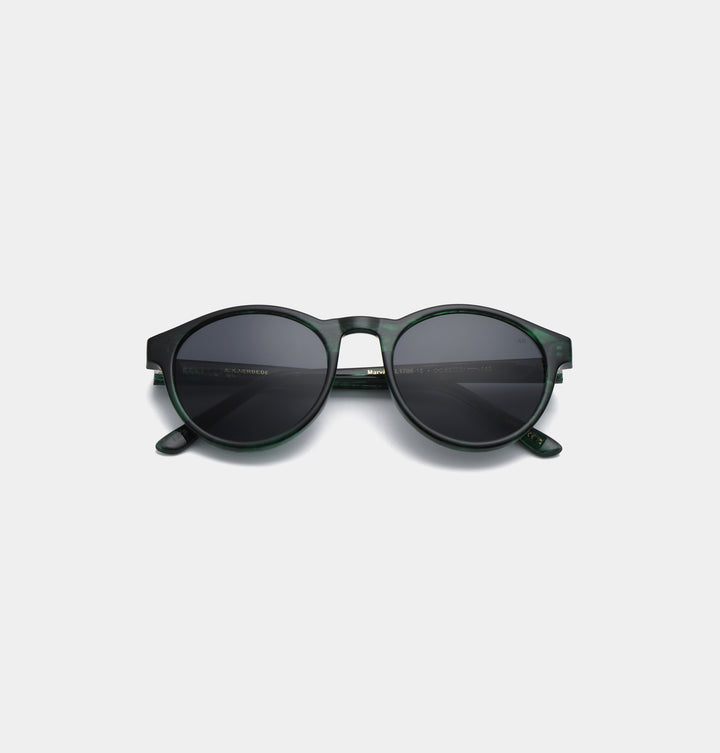 Marvin - Green Marble Transparent