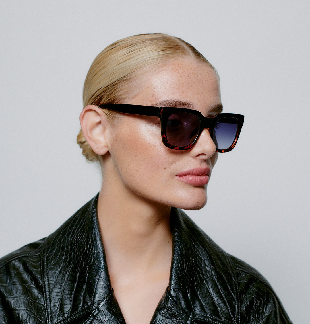 Nancy - Black Demi Tortoise