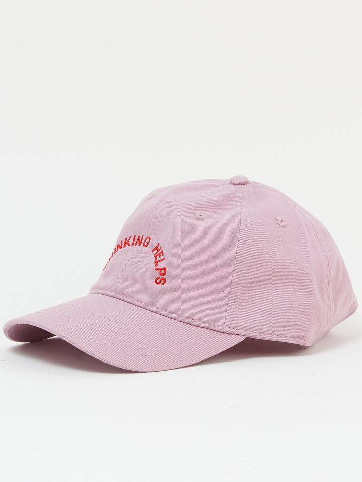 THINKING HELPS - SOFT PINK RED