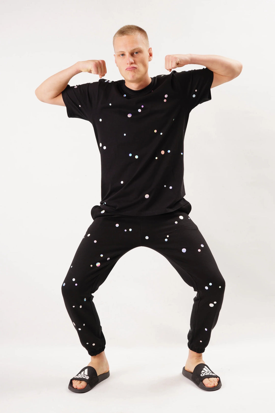 T-Shirt "BLACK HOLO" - black