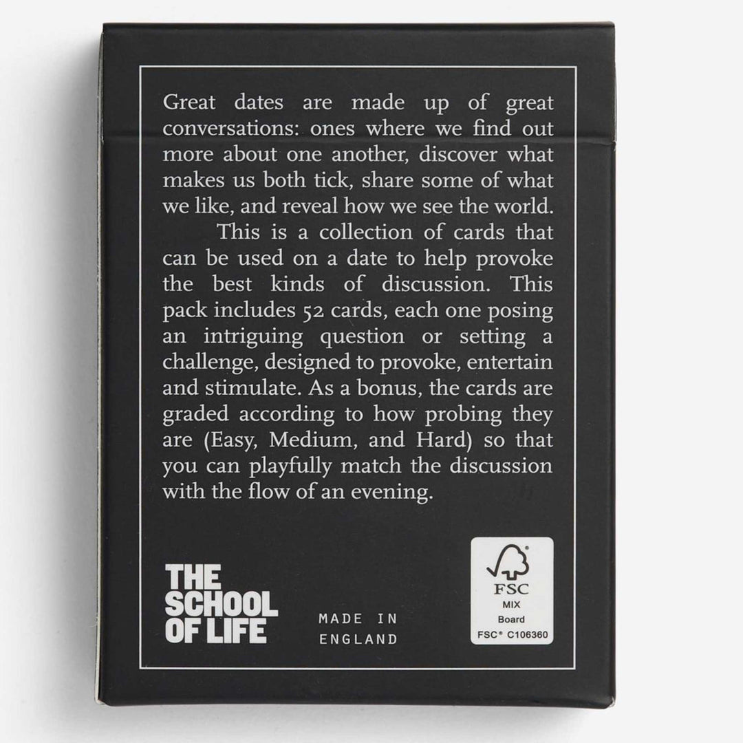 DATING CARDS | KARTENSPIEL für besseres DATING | Englische Edition | The School of Life