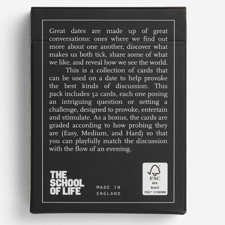 DATING CARDS | KARTENSPIEL für besseres DATING | Englische Edition | The School of Life