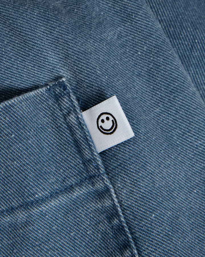 Wide Pant - Washed Denim SS25