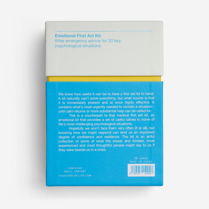 EMOTIONAL FIRST AID KIT | KARTENSET | Englische Edition | The School of Life