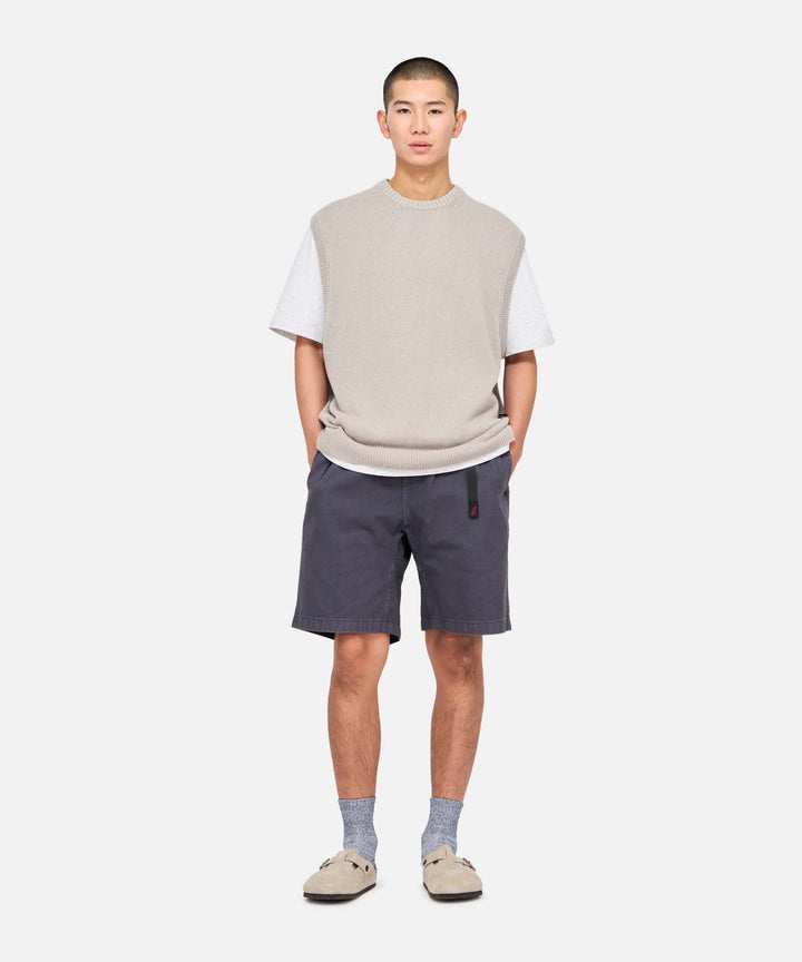 G-SHORT PIGMENT DYED - fossil grey