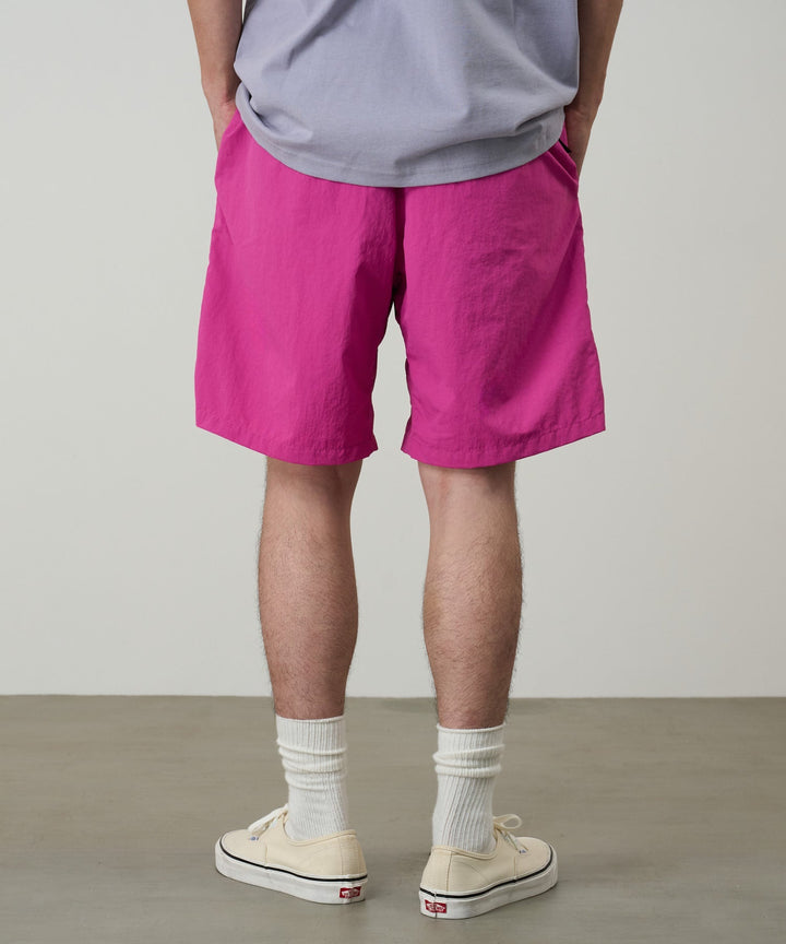 NYLON PACKABLE G-SHORT - PLUM
