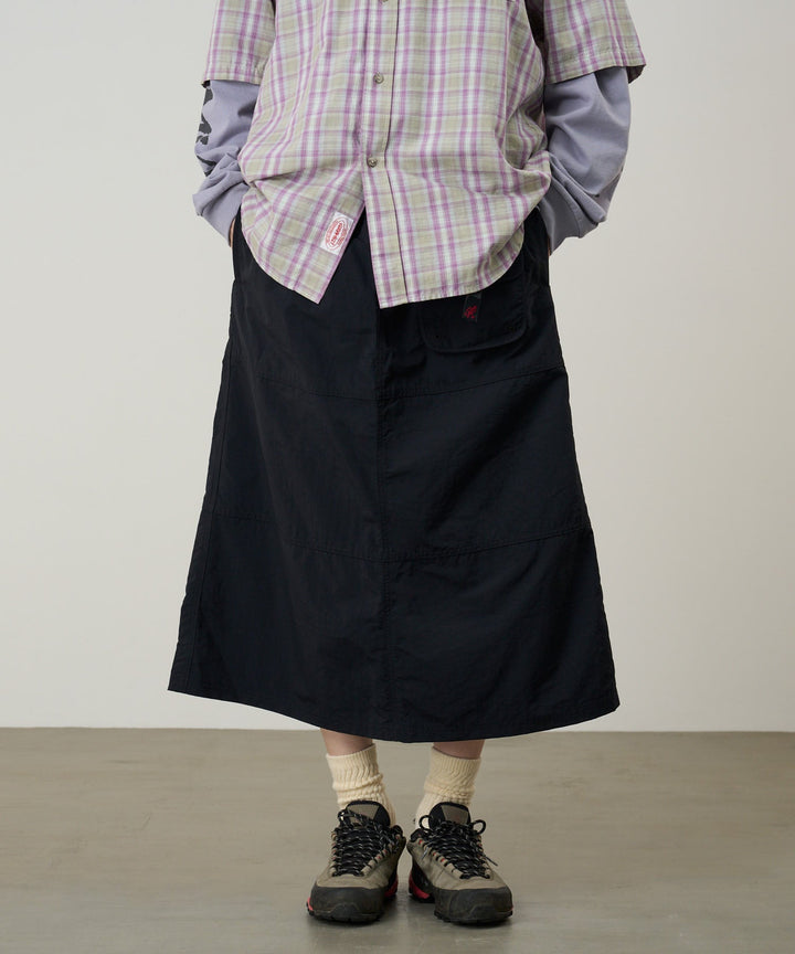 Gramicci Nylon Utility Skirt - BLACK