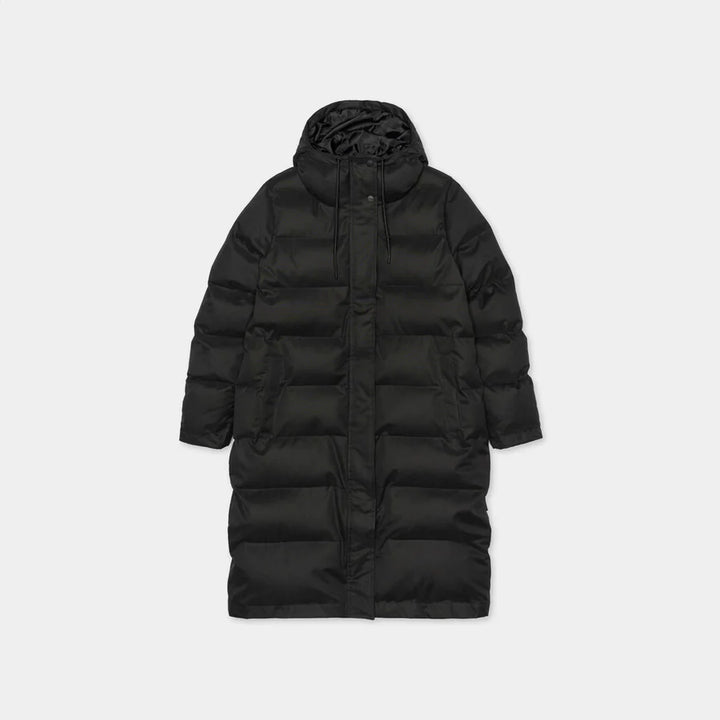Hooded Puffer Coat - black