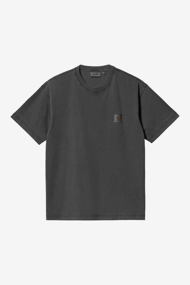S/S Nelson T-Shirt Black garment dyed