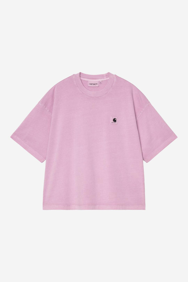 W' S/S Nelson T-Shirt Gentle Purple garment dyed