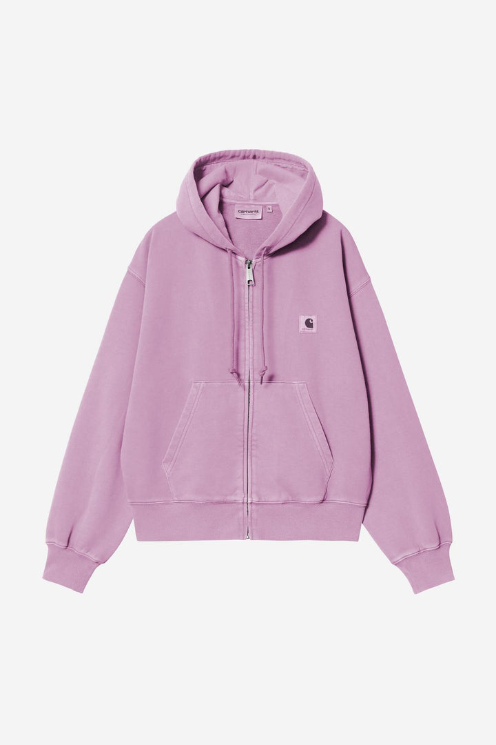 W' Hooded Nelson Jacket Gentle Purple garment dyed