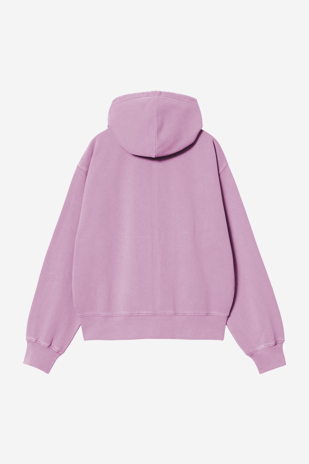 W' Hooded Nelson Jacket Gentle Purple garment dyed