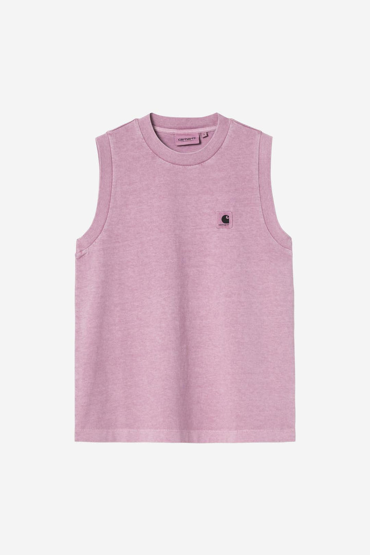 W' Nelson A-Shirt Gentle Purple garment dyed