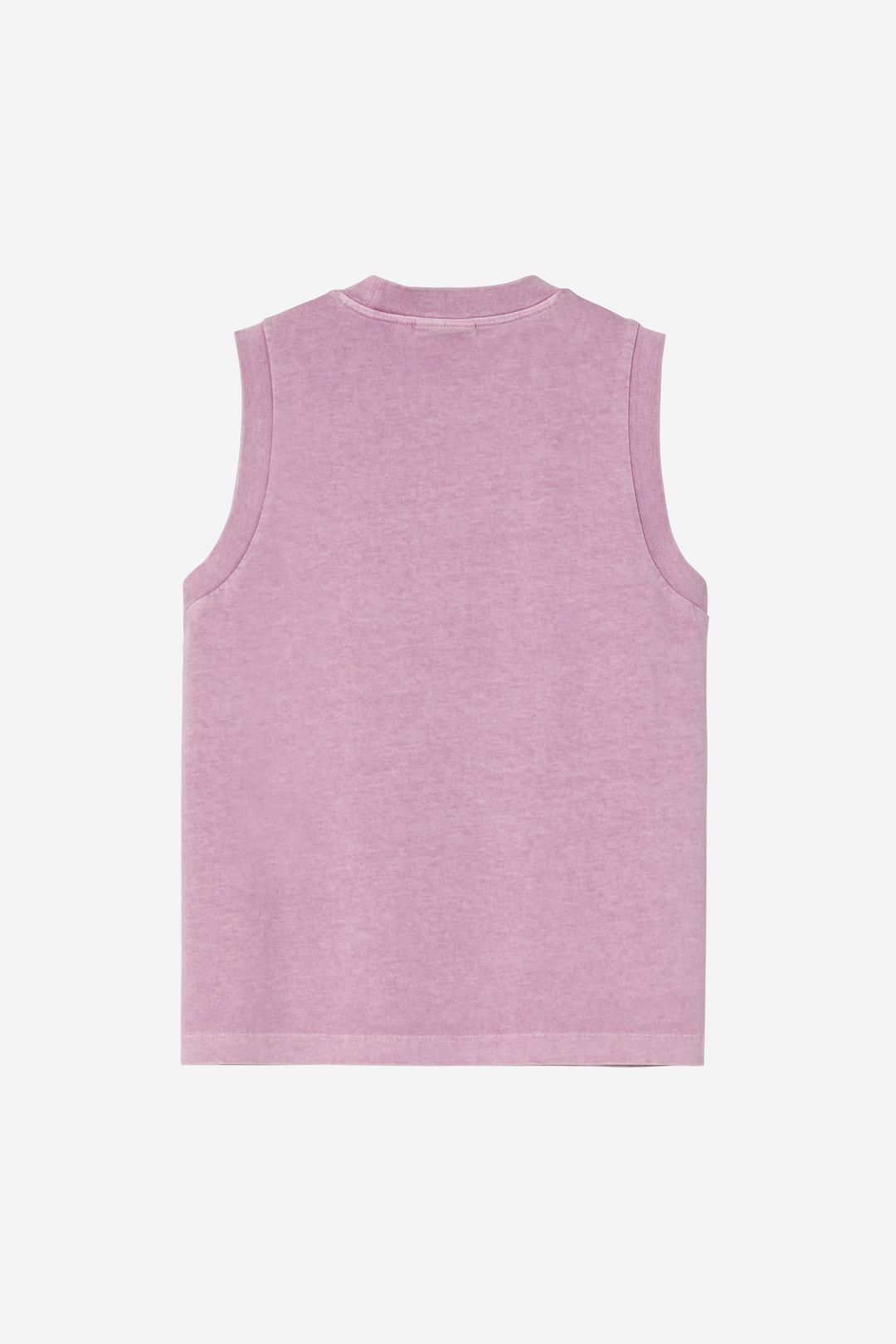 W' Nelson A-Shirt Gentle Purple garment dyed
